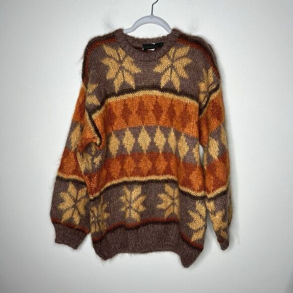 The Gold Label Designer Collection Sweater Size Medium Mohair Nylon Made In UK - Picture 4 of 9